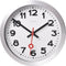 Front Picture 3998AR,Station,Table/ Wall clock,Silent,Aluminium,White,