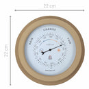 Wetterfestes Barometer - 22cm - Metall - Galvanized  Orchid