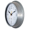 Weatherstation - Wall clock - Weatherproof - 40.5 cm - Metal - Galvanized  Tulip