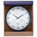 Station météo - Horloge murale - Résistante aux intempéries - 50,5 cm et Sunflower