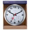 Weatherstation - Wall Clock - Weatherproof - 35cm - Silent - Aluminium - Clematis