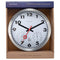 Station météo - Horloge murale - Résistante aux intempéries - 35cm - Silencieuse - Aluminium - Clematis