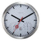 Weatherstation - Wall Clock - Weatherproof - 35cm - Silent - Aluminium - Clematis