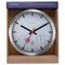 Weatherstation - Wall Clock - Weatherproof - 35cm - Silent - Aluminium - Clematis