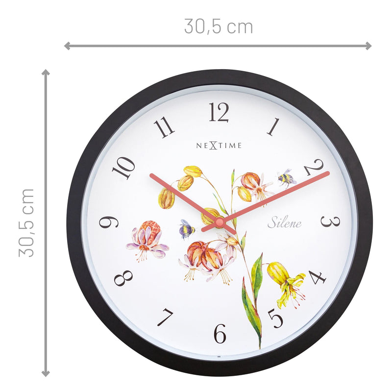 Horloge d'extérieur résistante aux intempéries - 30.5 cm - Silene