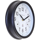 Weatherstation - Wall clock - 23.5 cm -weatherproof - Jasmine