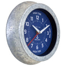 Wall Clock - with Tide Status - 22cm - Galvanized silver/ Tide
