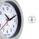 Horloge murale - avec indication de la marée - 22cm - Galvanized silver/ Tide