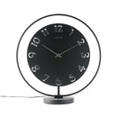 Front Picture 5188ZW,Ting,Table clock,Silent,Metal,Black