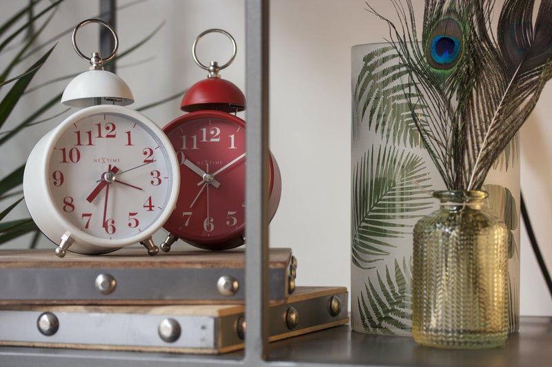 family 5213WI,Single Bell,NeXtime,Metal,White,