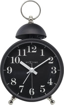 Front Picture 5213ZW,Single Bell,Alarm clock,Silent,Metal,Black,