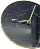 detail 5222ZW,Marble Table,NeXtime,Glass,Black