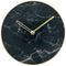 Front Picture 5222ZW,Marble Table,Wall clock,Glass,Black