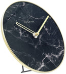 leftside 5222ZW,Marble Table,NeXtime,Glass,Black