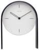 Front Picture 5225WI,Noa Table,Wall clock,Wood,White