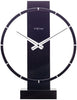 Front Picture 5226ZW,Carl Table,Table/ Wall clock,Wood,Black