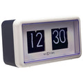 The NeXtime "Flip Clock" has a classic and authentic design with a cool retro look. #color_white