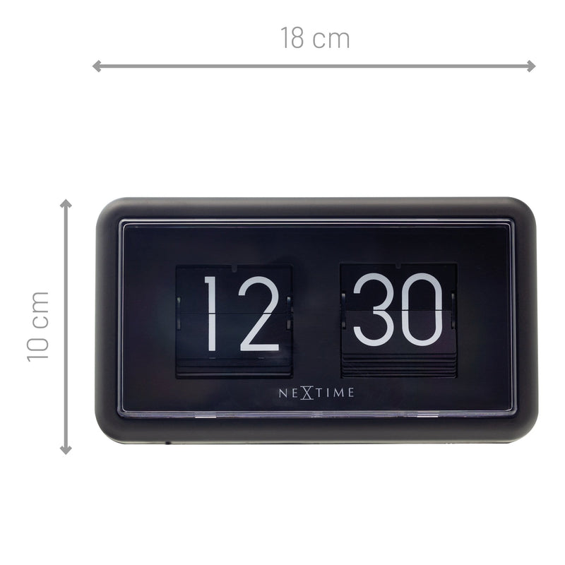 Flip Clock Retro Digital Flip Down Clock Battery Operated Clock for Home  Office Décor (Front White)