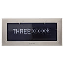 Flip Clock - Table or Wall Clock - Metal - 36x16x8,5cm - Big Flip Text