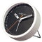 Table Alarm Clock 9x9x7.5cm - Silent - Light function /Metal "Small"