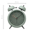 Table Alarm Clock 15x18x7cm - Silent -   Light function -  Metal "Golden Hour"