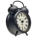 Table Alarm Clock 9x13x5cm - Silent - Light function - Metal "Table Amsterdam Small"