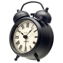 Table Alarm Clock 9x13x5cm - Silent - Light function - Metal "Table Amsterdam Small"