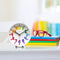 Table Alarm Clock 12.5x13x5.5cm - Silent - Light function / colour - Plastic "Sophia Small"