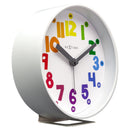 Table Alarm Clock 12.5x13x5.5cm - Silent - Light function / colour - Plastic "Sophia Small"