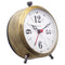 Table Alarm Clock 9x10.8x5cm - Silent - Luminous hands - Metal "Harvey"