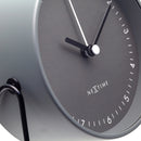 Table Alarm Clock 14x13x7cm - Silent - Metal - "Berlin Table"