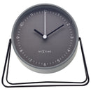 Table Alarm Clock 14x13x7cm - Silent - Metal - "Berlin Table"