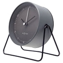 Table Alarm Clock 14x13x7cm - Silent - Metal - "Berlin Table"