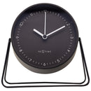 Table Alarm Clock 14x13x7cm - Silent - Metal - "Berlin Table"