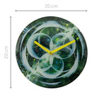 Tafel/wandklok 20 cm - stil - gehard glas - "Cosmo Table"