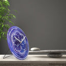 Table/Wall clock 20cm - Silent - Tempered Glass - "Cosmo Table"