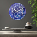 Horloge de table/murale 20cm - Silencieuse - Verre trempé - "Cosmo Table"