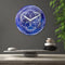 Table/Wall clock 20cm - Silent - Tempered Glass - "Cosmo Table"