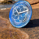 Horloge de table/murale 20cm - Silencieuse - Verre trempé - "Cosmo Table"