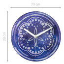 Horloge de table/murale 20cm - Silencieuse - Verre trempé - "Cosmo Table"