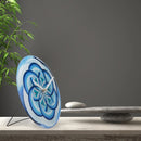 Table/Wall clock 20cm - Silent - Tempered Glass - "Cosmo Table"