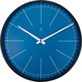 Front Picture 7328BL,Ethan,Wall Clock,Step,Plastic,Blue,#color_blue