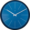 Front Picture 7328BL,Ethan,Wall Clock,Step,Plastic,Blue,