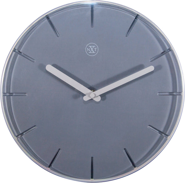 Front Picture 7341GS,Sweet,Wall Clock,Step,Plastic,Grey,#color_grey