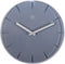 Front Picture 7341GS,Sweet,Wall Clock,Step,Plastic,Grey,