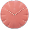 Front Picture 7341RZ,Sweet,Wall Clock,Step,Plastic,Red,#color_pink