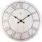 Front Picture 7345WI,Paul,Wall clock,Wood,White,#color_white