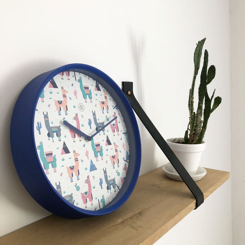 Horloge murale - 30 cm - Plastique - 'Alpaca'