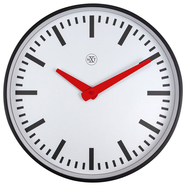 Wall clock 25.5cm - Silent - Plastic - 