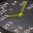Horloge murale 30cm-Silencieux-Plastique- "Maths"